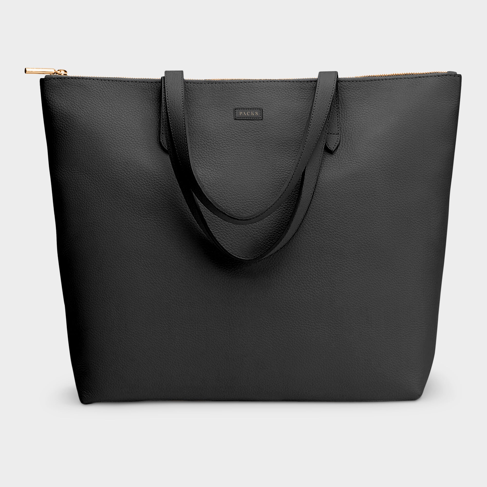 Black work tote with zipper Clearance
