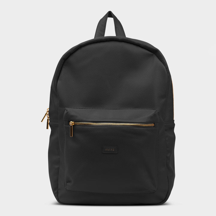 black faux leather backpack gold Birch | and Spacious Laptop Compartment Aldo leather backpack - Gem